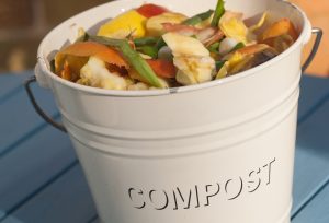 Composting kitchen scraps